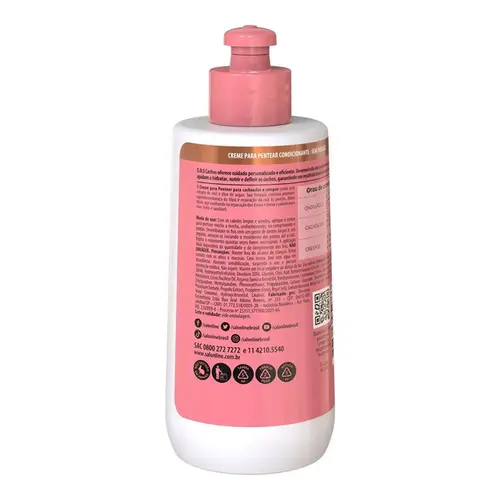 Creme de Pentear Salon Line SOS Mel e Óleo De Argan 300ml