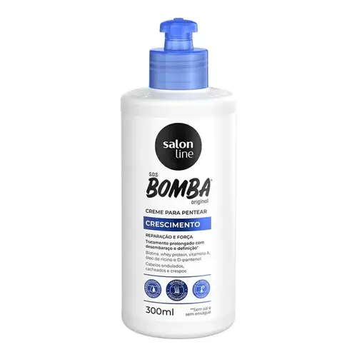 Creme para Pentear Salon Line SOS Bomba Original 300ml