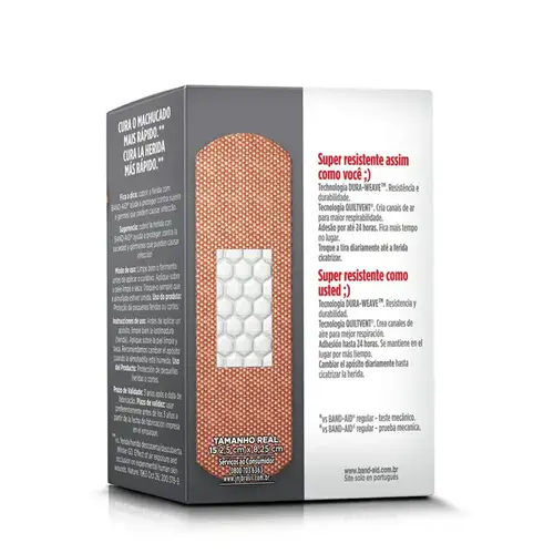 Curativo Band-Aid Ultra Protection Super Resistente 15 Unidades