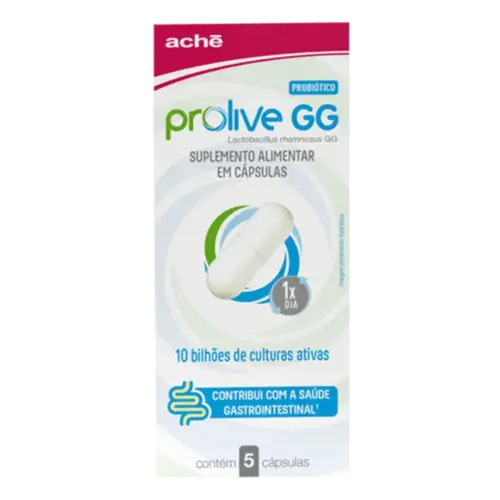 Probiótico Prolive GG 5 Cápsulas
