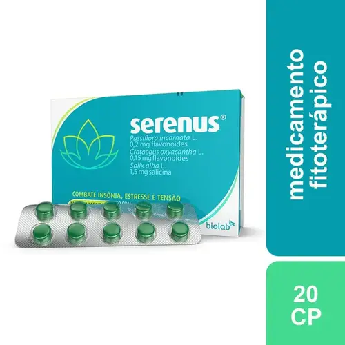 Serenus com 20 Comprimidos