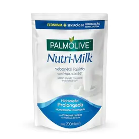 Refil Sabonete Líquido Palmolive Nutri-Milk com Hidratante 200ml