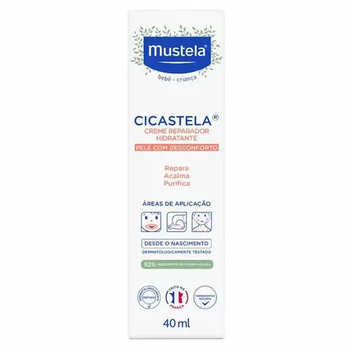 Creme Hidratante Reparador Mustela Bebê Cicastela 40ml