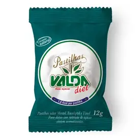 Pastilha Valda Diet com 12g
