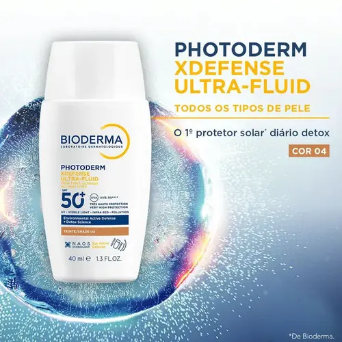 Protetor Solar Photoderm XDefense Ultra Fluid FPS60 Cor04 40ml
