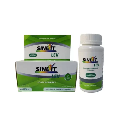 Regulador Intestinal Sinevit Lev Fonte de Fibras 60 Cápsulas