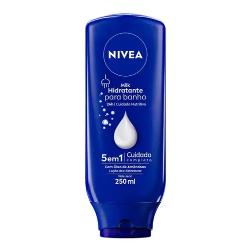 Hidratante Para Banho Nivea Body Milk 250ml
