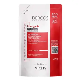 Refil Shampoo Antiqueda Vichy Dercos Energy+ 200g