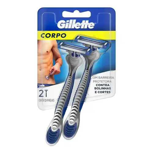 Aparelho de Barbear Gillette Corpo - 2 Unidades