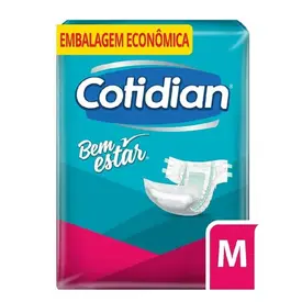 Fralda Geriátrica Cotidian Bem Estar M Com 20 Unidades