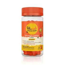 Suplemento Alimentar Infantil - Blumel Imune Kids Sabor Morango e Mel 30 Gomas