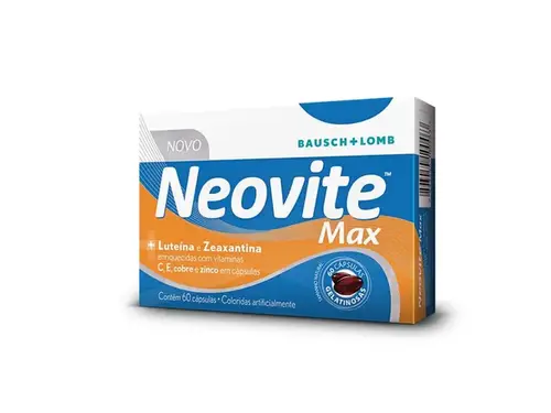 Neovite Max 2x 60 Capsulas - 75% Na 2a Unidade