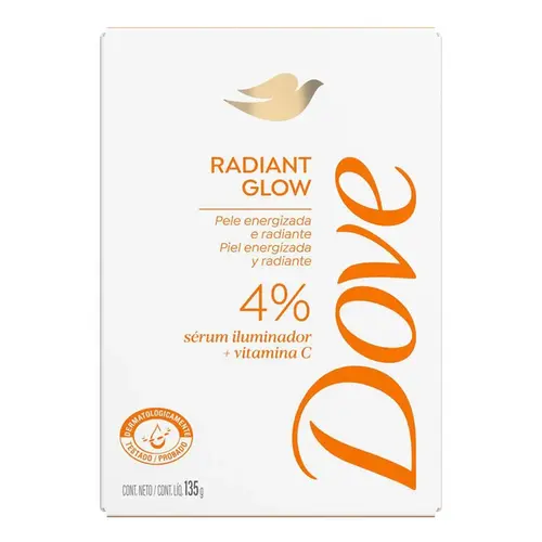 Sabonete em Barra Dove Radiant Glow com Creme Hidratante 135g
