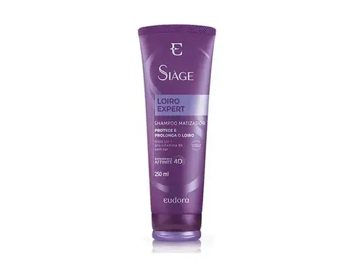 Shampoo Eudora Siàge 4D Loiro Expert Matizador 250ml