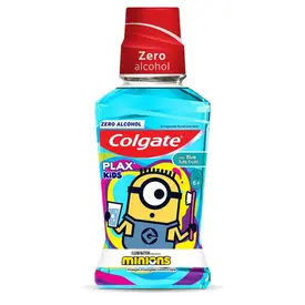 Enxaguante Bucal Infantil Colgate Plax Kids Zero Álcool Minions 250ml