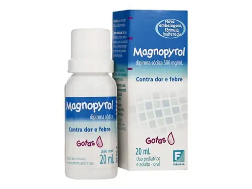 Magnopyrol 500mg solução oral frasco gotejador com 20ml