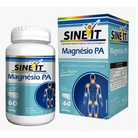 Cloreto de Magnésio P.A. Sinevit 500mg 60 Cápsulas