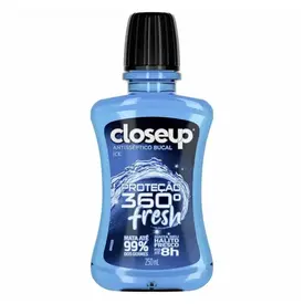 Enxaguante Bucal Close Up Ice Proteção 360° Fresh 250ml