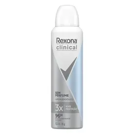 Desodorante Rexona Clinical sem Perfume Aerosol Feminino 150ml