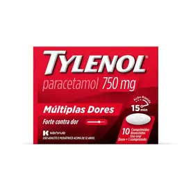 Tylenol 750mg 10 Comprimidos