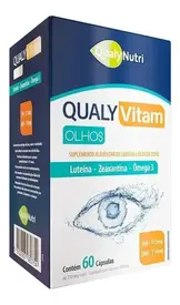 Luteína e Zeaxantina + Omega 3 750mg 60 Cápsulas - Qualy Nutri
