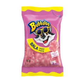 Bala Bubbaloo Patinhas Sabor Tutti-Frutti 15g
