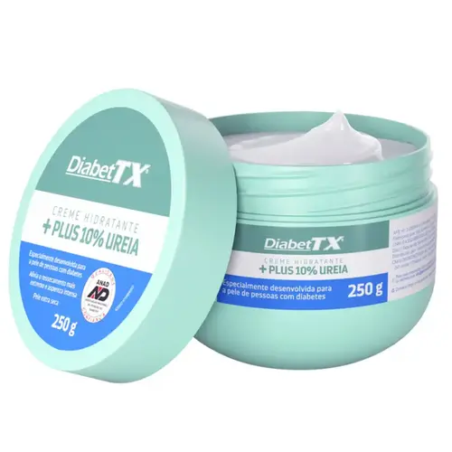 Creme Hidratante DiabetTX Plus 10% Ureia Pele Extra Seca 250g
