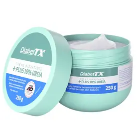 Creme Hidratante DiabetTX Plus 10% Ureia Pele Extra Seca 250g