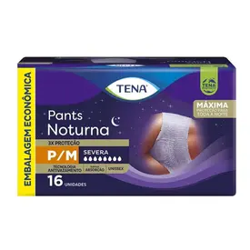 Roupa Íntima Descartável Tena Pants Noturna para M Leve 16 Pague 14