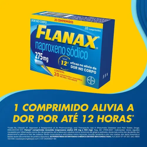 Flanax 275mg 20 Comprimidos