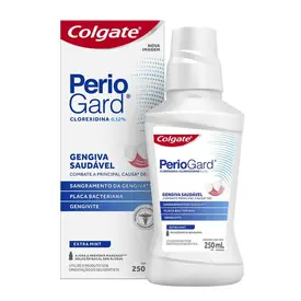 Enxaguante Bucal Colgate PerioGard Gengiva Saudável Hortelã Original Zero Álcool 250ml