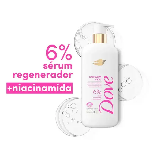 Sabonete Líquido Corporal Dove Uniform Skin com Pump 547ml