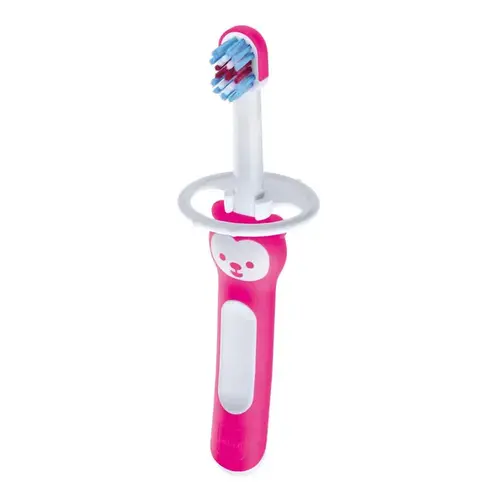 Escova de Dente para Bebês MAM Training Brush Rosa 1 Unidade
