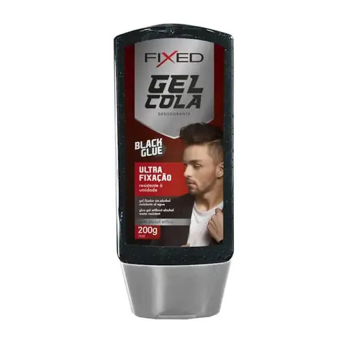 Gel Cola Fixed Preto Black Glue 200g