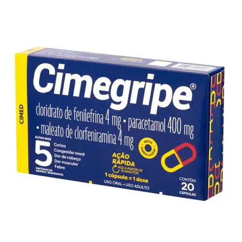 Cimegripe 20 Cápsulas