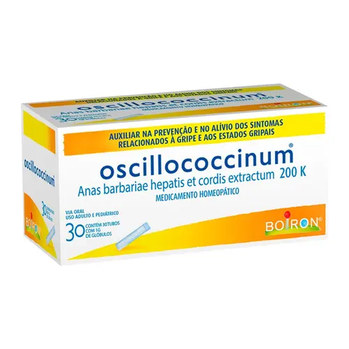 Oscillococcinum 200k 30 Tubos com 1g de Glóbulos