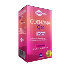 Coenzima Q10 com Vitaminas 100mg 60 Cápsulas - Qualy Nutri