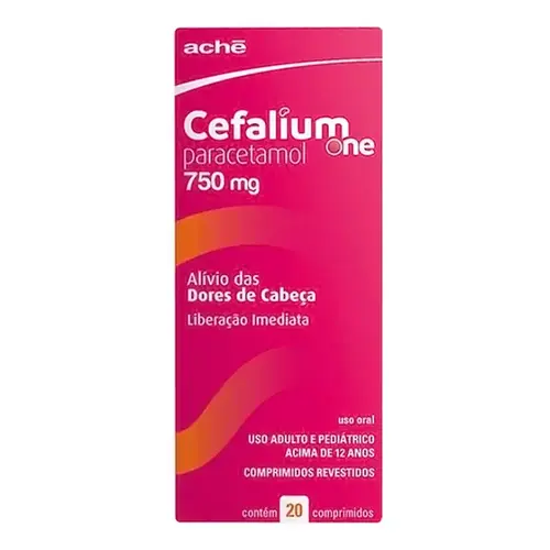 Cefalium One 750mg - 20 Comprimidos - Aché