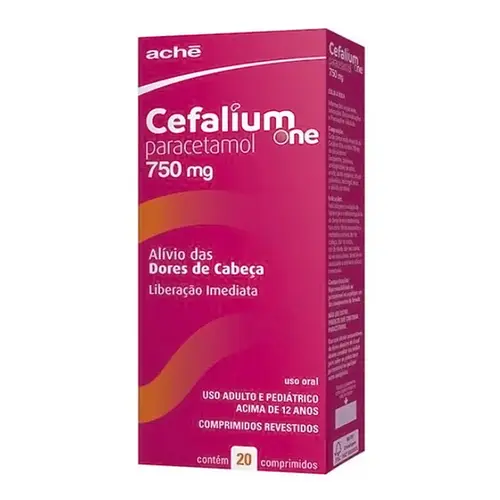 Cefalium One 750mg - 20 Comprimidos - Aché