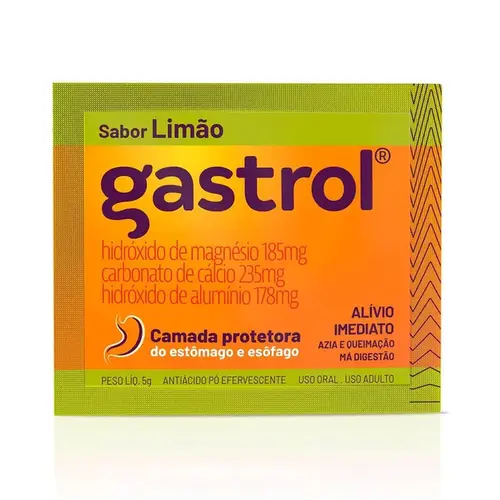 Gastrol - Sabor Limão Pó Efervescente 5g