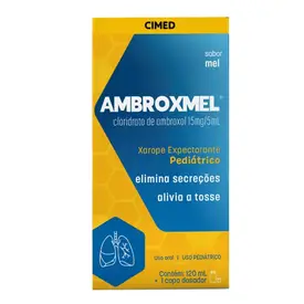 Ambroxmel Pediátrico 3mg/ml - Xarope Sabor Mel com 120ml