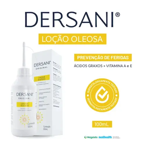 Loção Oleosa Cicatrizante Dersani Original 100ml