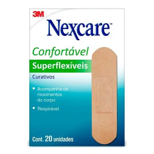 Curativos Nexcare Superflexíveis 20 Unidades