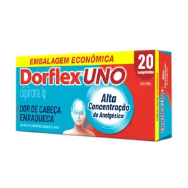 Dorflex Uno Enxaqueca 1g - 20 Comprimidos