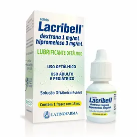 Lacribell 1mg/ml + 3mg/ml Solução Oftálmica 15ml