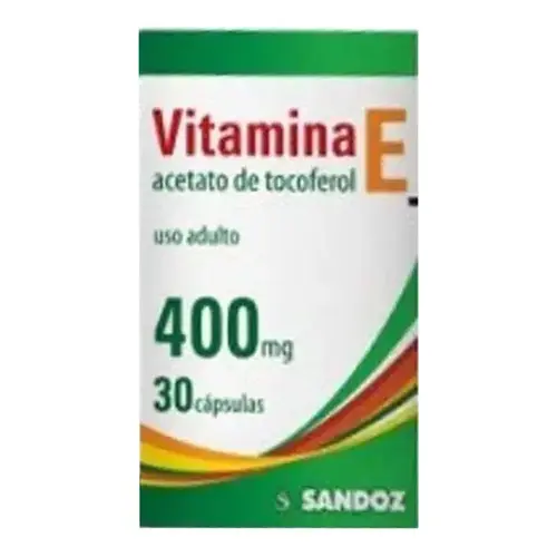 Vitamina E 400mg Sandoz 30 Comprimidos