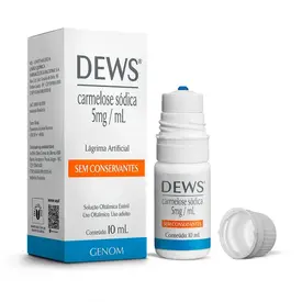 Dews 50mg 10ml - Lubrificante Oftálmico - União Química
