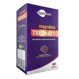 Nutreonato Magnésio + Treonina 600mg 60 Cápsulas - Qualy Nutri