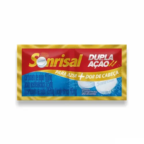 Sonrisal - Sabor Tradicional - 2 Comprimidos Efervescentes