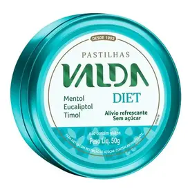 Pastilha Valda Diet com 50g